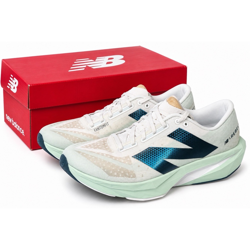 New Balance FuelCell Rebel v4 Clay Ash MFCXCE4 Men's Size 11.5 D Running Shoes